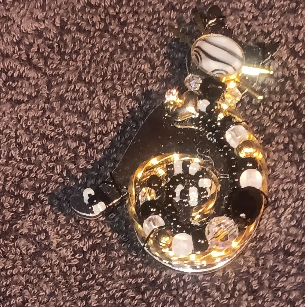 Liztech Silver And Crystal Pin - Picture 3 of 16
